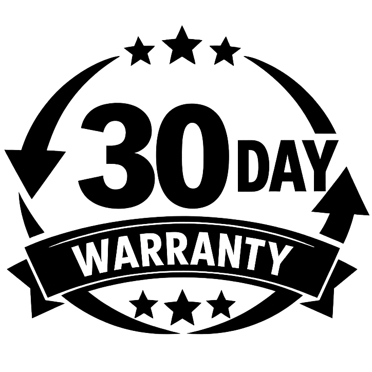 30 Day Warranty